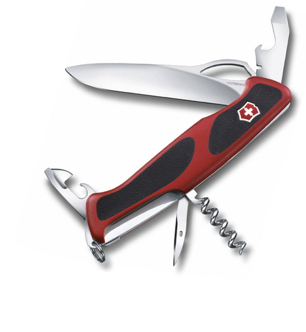 Нож Victorinox RangerGrip 61, 130 мм, 11 функций, красный с черным 0.9553.MC от прозводителя Victorinox