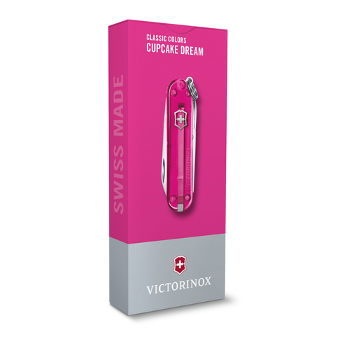 Нож-брелок Victorinox Classic SD Colors, 58 мм, 7 функций, "Cupcake Dream" 0.6223.T5G от прозводителя Victorinox
