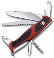 Нож Victorinox RangerGrip 55, 130 мм, 12 функций, красный с черным 0.9563.C от прозводителя Victorinox