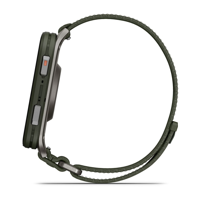 Garmin Venu X1 - | Moss with Titanium Caseback and Moss ComfortFit Nylon Band