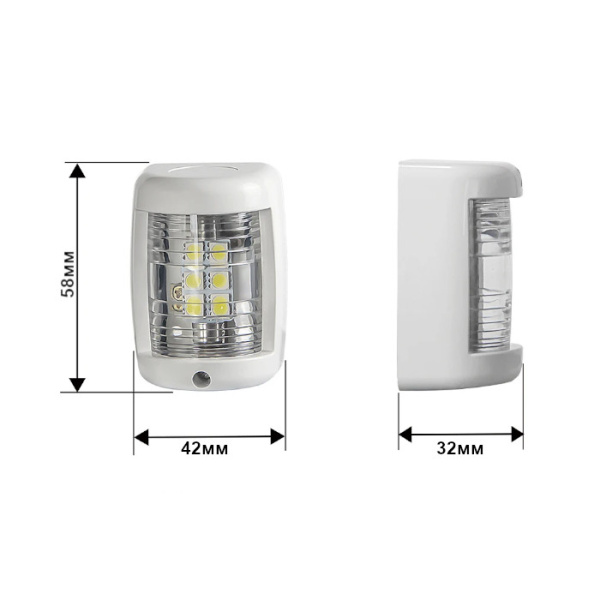 Огонь топовый черный корпус LED B011023-LD от прозводителя Anheart Marine