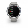Garmin Descent Mk3 - 43 мм | steel/grey silicone band
