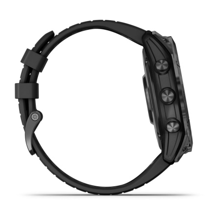 Garmin Fenix 7x Pro - 51 мм SOLAR | SAPPHIRE | Carbon Grey DLC Titanium with Black Band