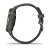 Garmin Venu 2s - 40 мм Премиум-функции | Slate Stainless Steel Bezel with Graphite Case and Silicone Band
