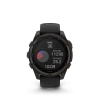 Garmin Fenix 8 - 47 мм SOLAR | SAPPHIRE | Carbon grey DLC titanium with Black/pebble grey silicone band