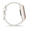 Garmin Venu Sq 2 - 40 мм Music | Премиум-функции | Peach Gold Aluminium Bezel with Ivory Case and Silicone Band
