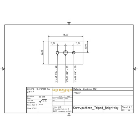 Бинокулярный телескоп Omegon Brightsky 30x100 90° 61493 от прозводителя 