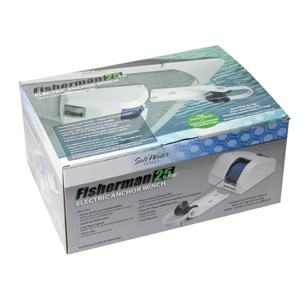 Якорная лебедка Fisherman 25 для соленых вод, с тросом 30м белая 3201-0404 от прозводителя CIM