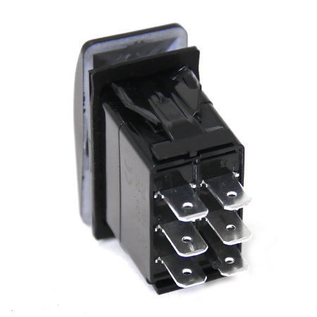 Переключатель on-off-on, DPDT, 6P без подсветки NEKEKE A12106EB от прозводителя NEKEKE