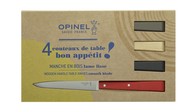 Набор столовых ножей Opinel LOFT N°125, дерев. рукоять, нерж, сталь, кор. 001534 001534 от прозводителя Opinel