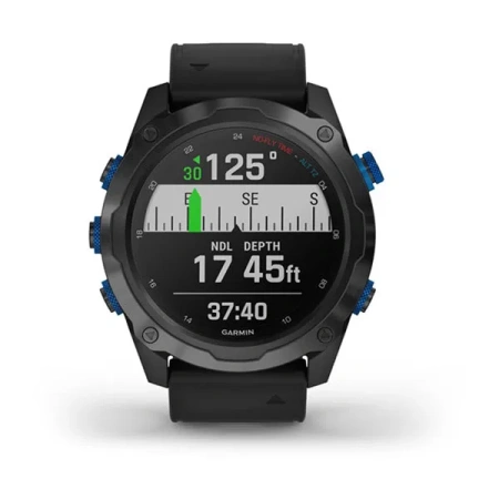 Garmin Descent Mk2i - 52 мм | Titanium Carbon Grey DLC with Black Band