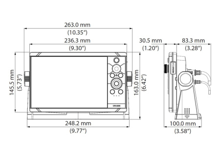 SIMRAD Cruise 7 с датчиком 83/200 kHz