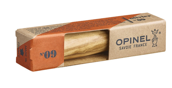 Нож Opinel №9, нержавеющая сталь, рукоять из оливкового дерева в картонной коробке, 002426 002426 от прозводителя Opinel